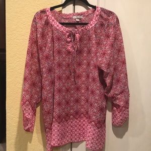 Dressbarn pink blouse